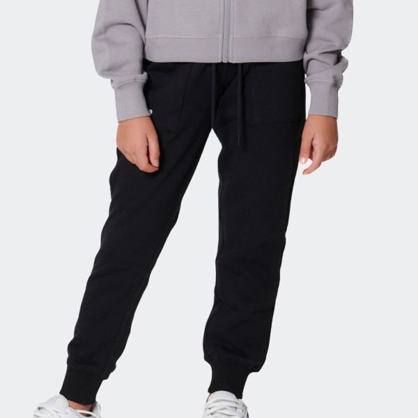 Body Action Girl’s Fleece Trousers 022504-01-Black