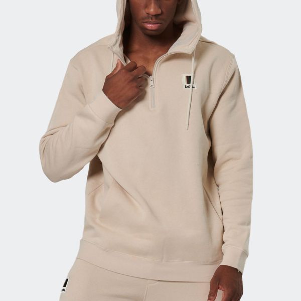 Body Action Half-Zip Men's Hooded Sweatshirt