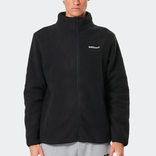 Body Action Full-Zip Sherpa Fleece Men's Jacket 073526-01-Black