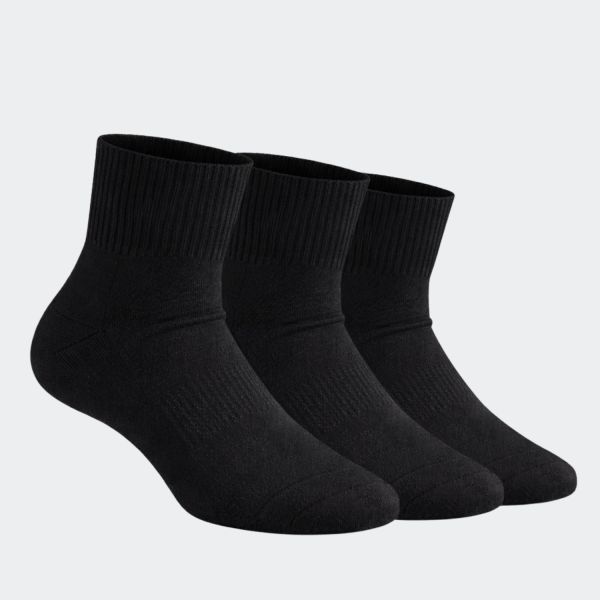 Benation Quarter Half Terry Socks x 3